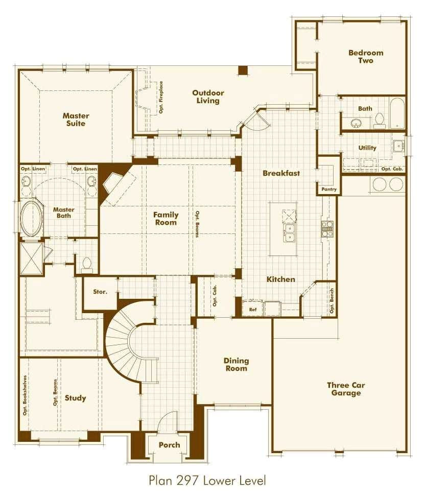 highland homes floor plans awesome new home plan 297 in prosper tx