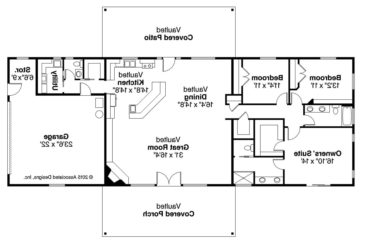 Floor Plans for Ranch Homes Ranch House Plans Ottawa 30 601 associated Designs