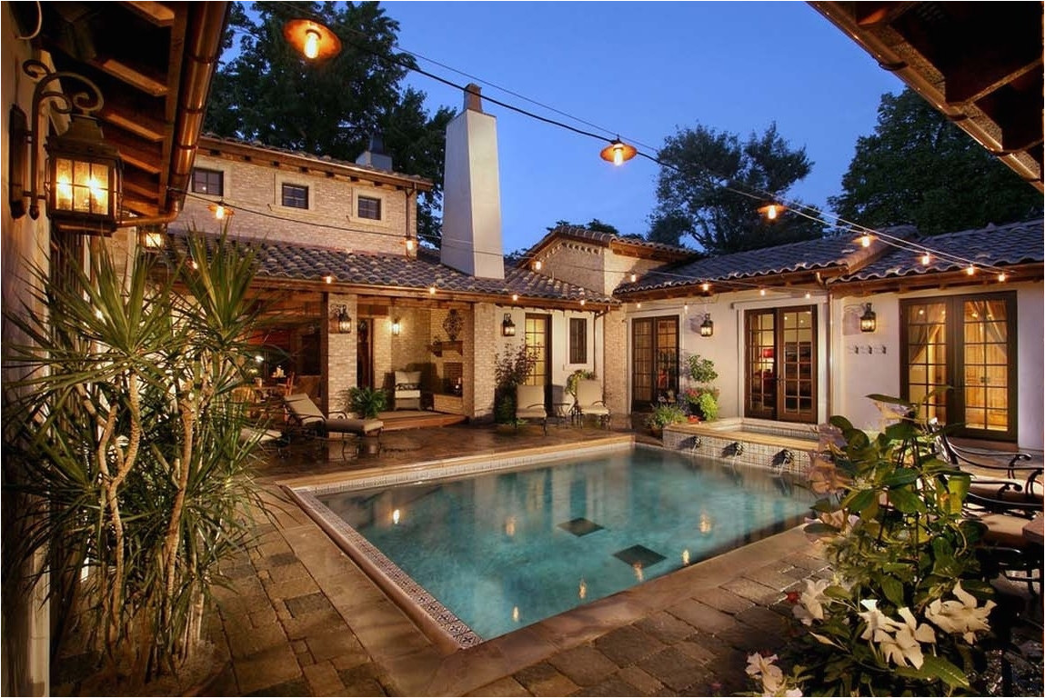 florida house plans with courtyard pool