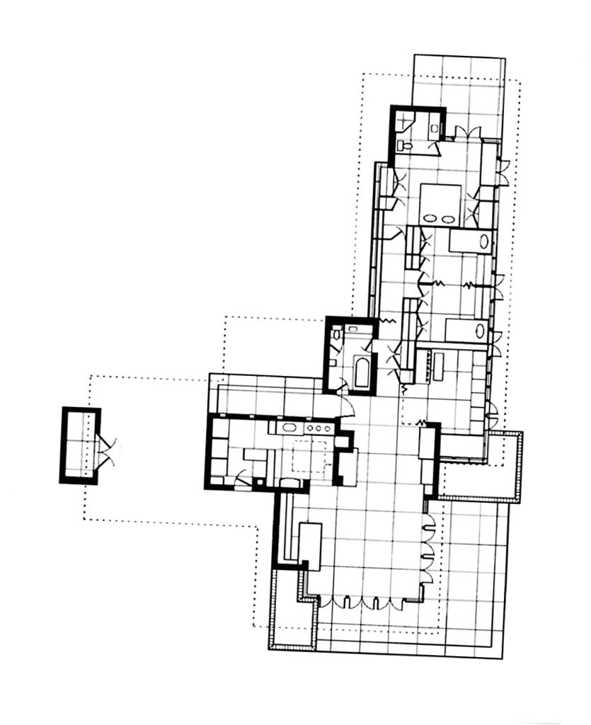 frank lloyd wright home and studio floor plan