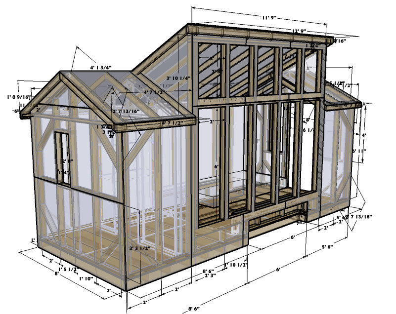8x20 solar tiny house plans version 1 0