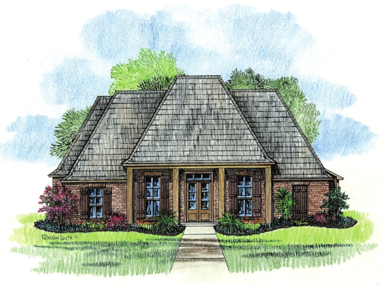french country rustic home plans