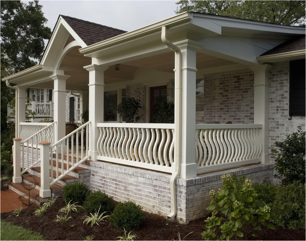 front porch plans single level house