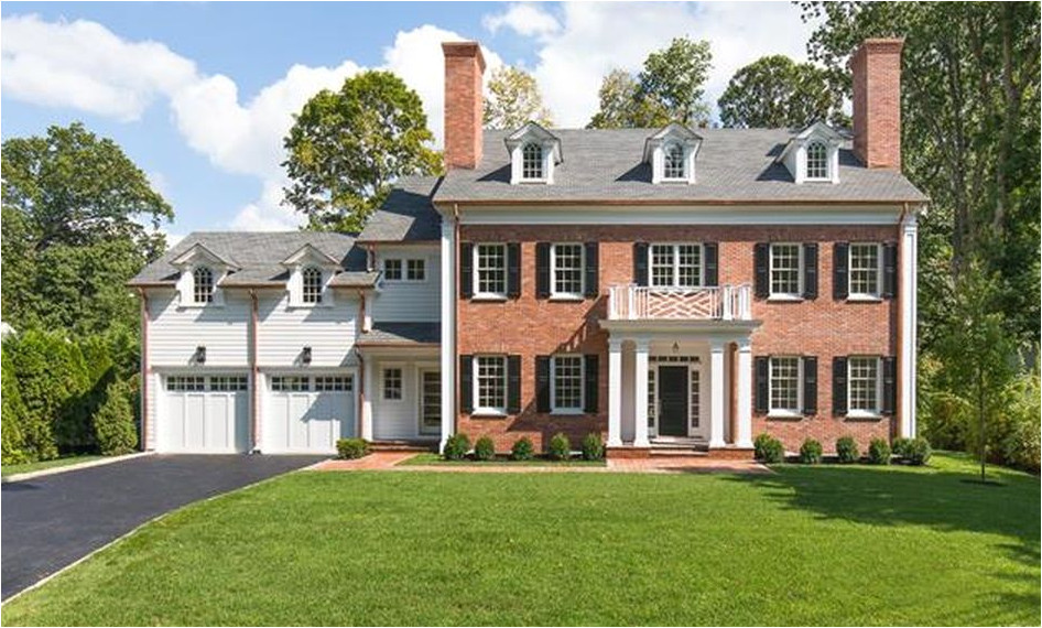 newly built georgian brick colonial style home in scarsdale new york floor plans