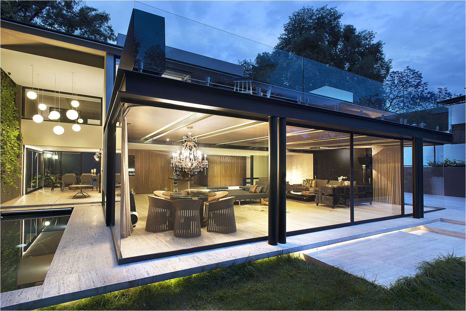 adorable great modern glass house exterior designs