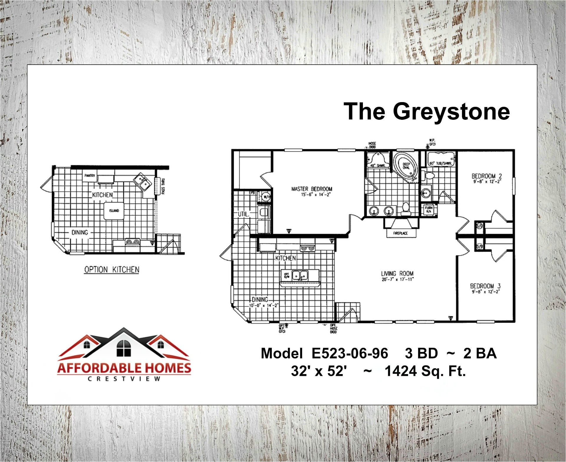 greystone floor plan features