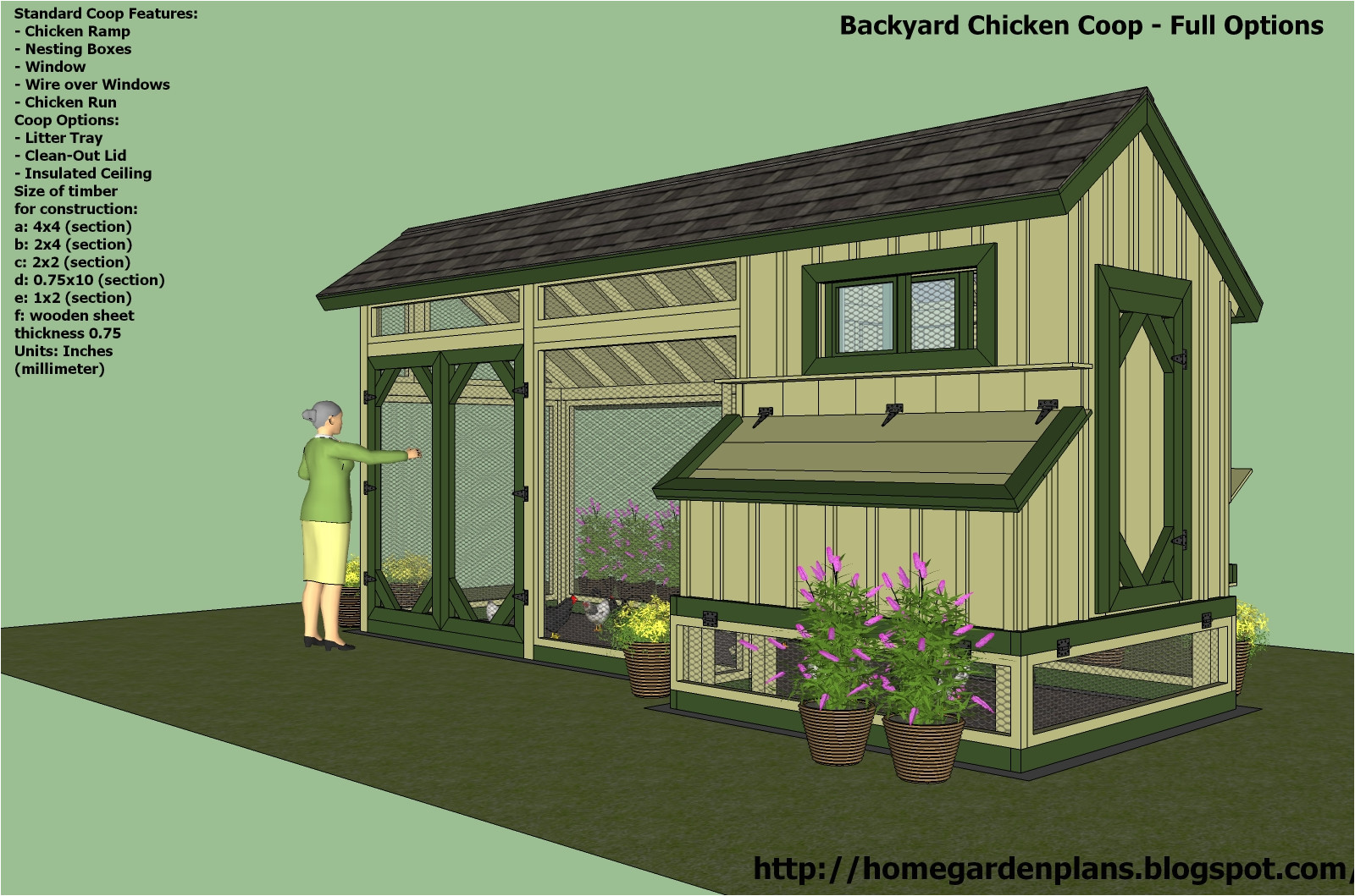 detailed chicken coop plans