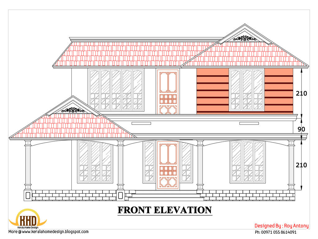 house plans drawings sloping roof elevation march 2