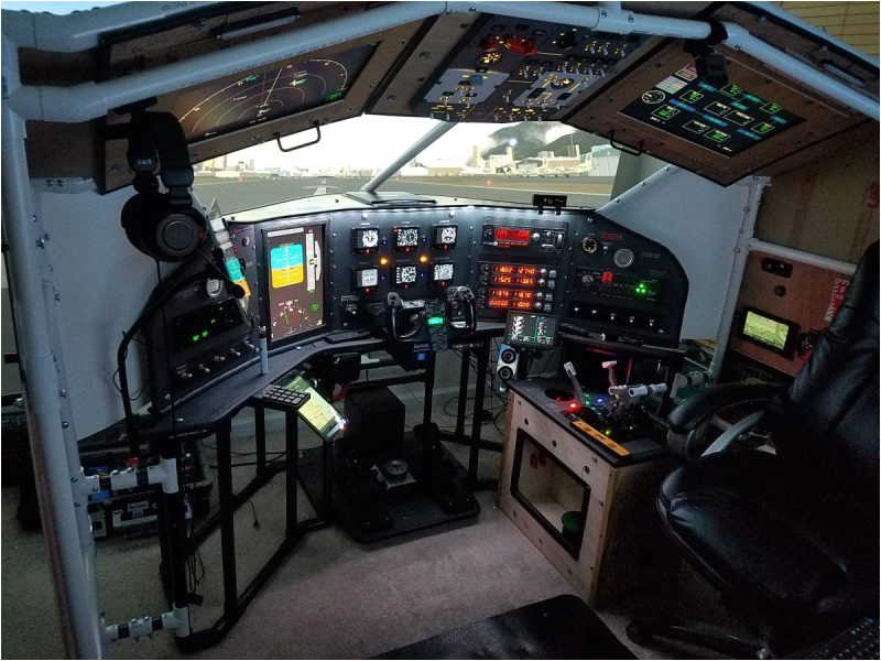 flight sim cockpits home built