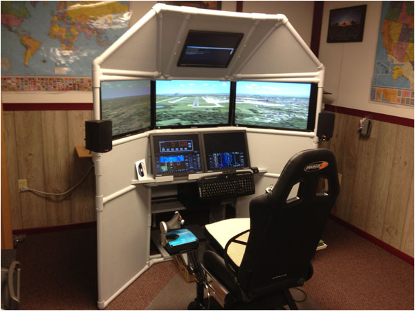 six screen home cockpit