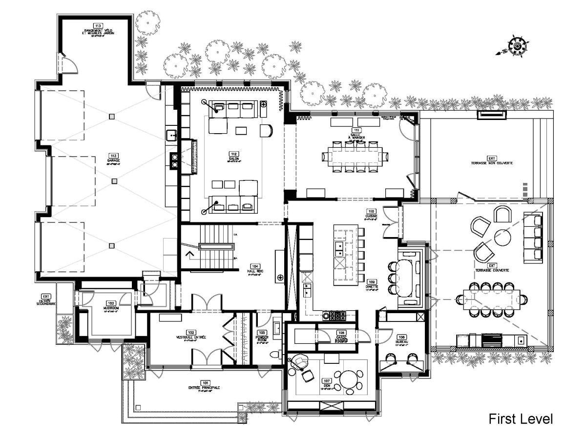 great modern house floor plans