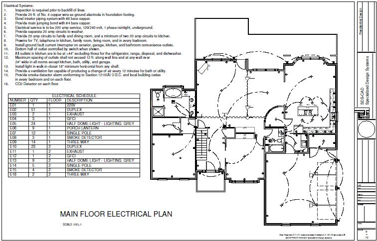 house main floor electric plan sds plans