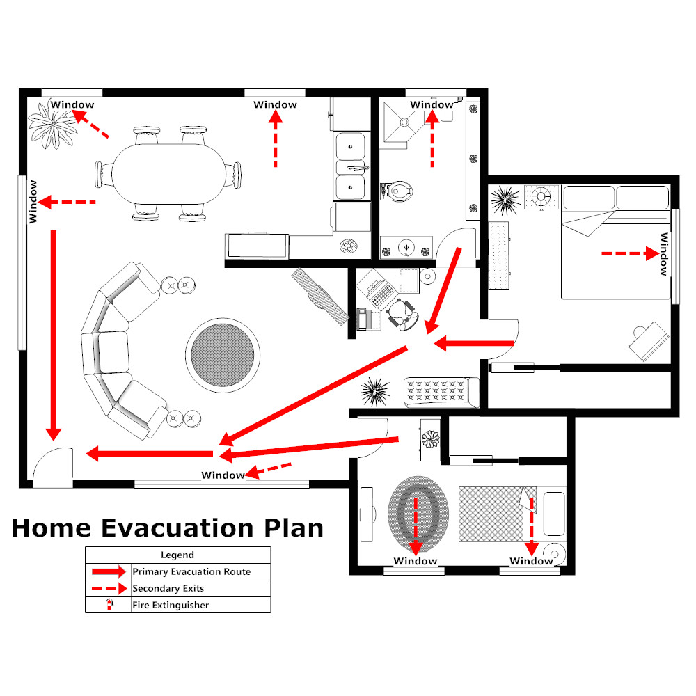 Home Emergency Evacuation Plan Plougonver