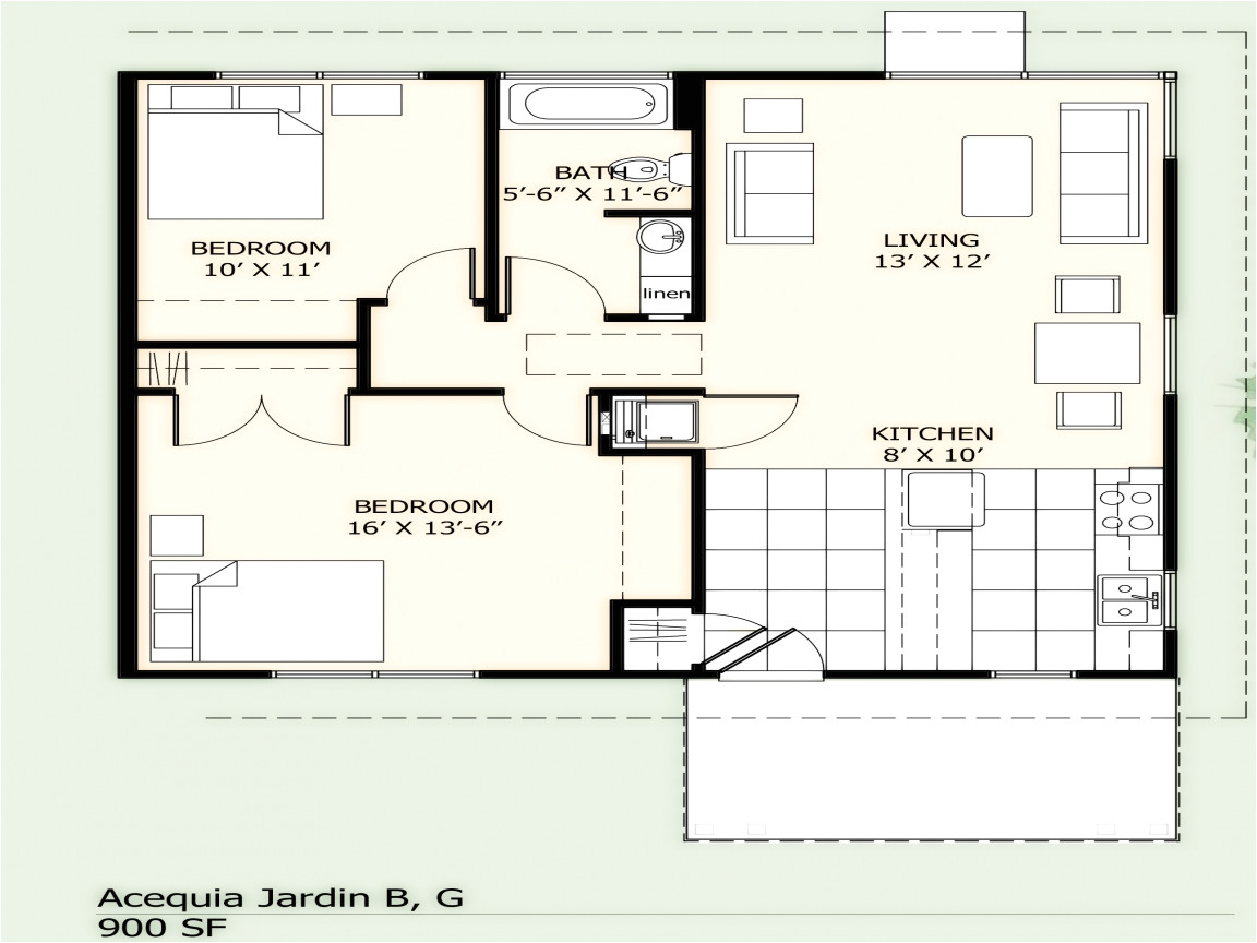 c221510a27254122 900 square feet apartment 900 square foot house plans