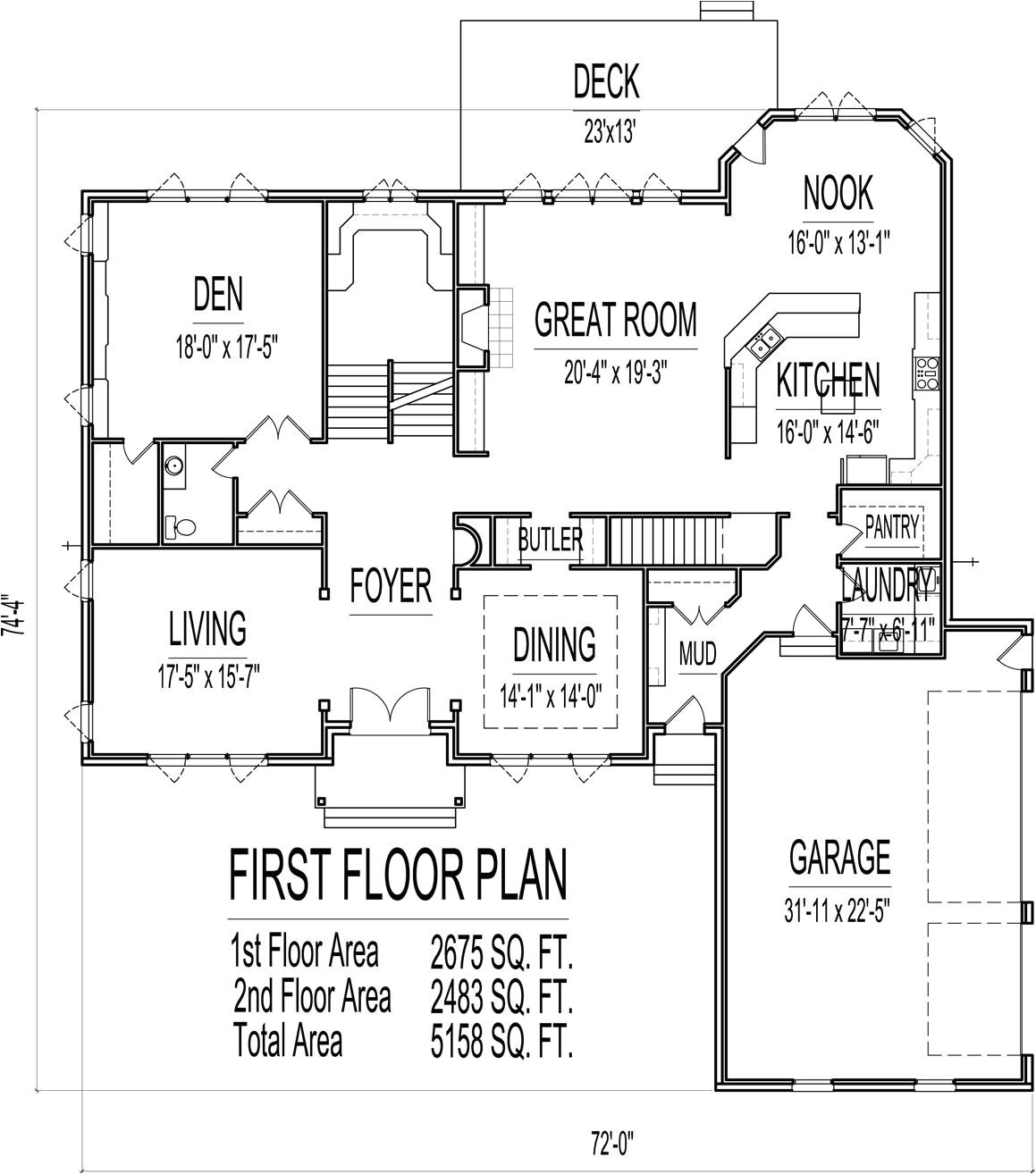 house plans 4000 to 5000 square feet