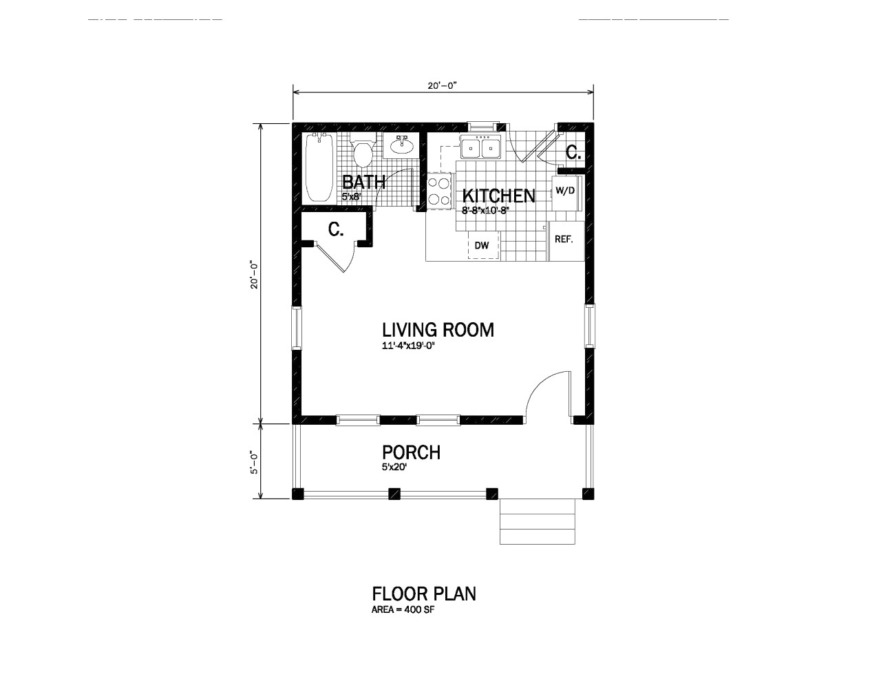 300 square foot cabin plans