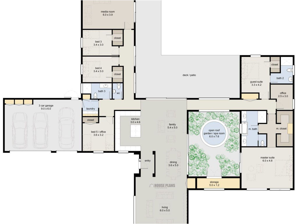 5 bedroom luxury house plans