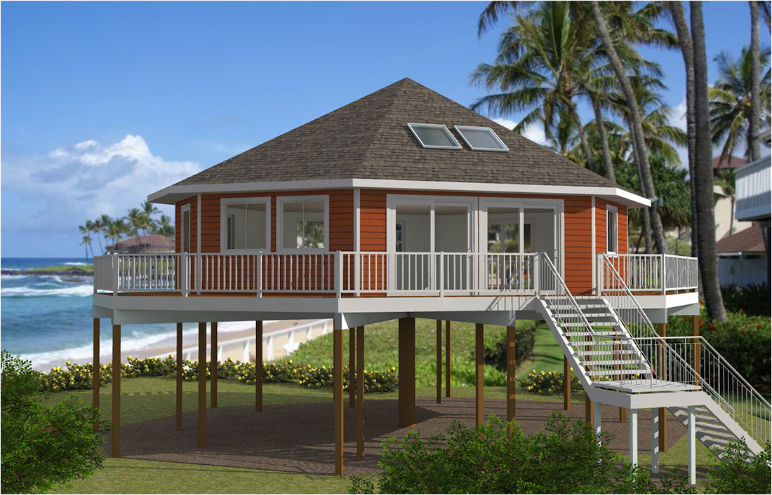 narrow lot beach house plans on pilings ideas