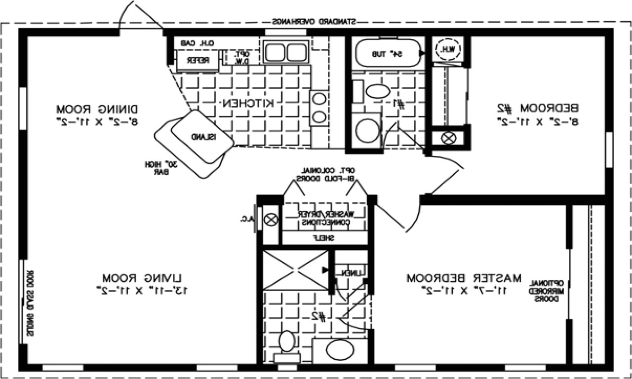 800 square feet 1 bedroom apartment