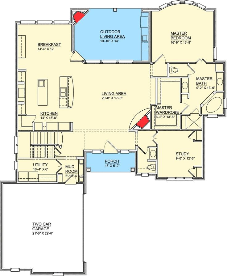 Bungalow House Plans With Butlers Pantry