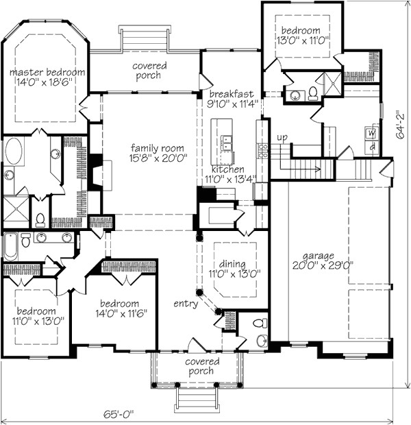 4 Bedroom House Plans With Butler S Pantry