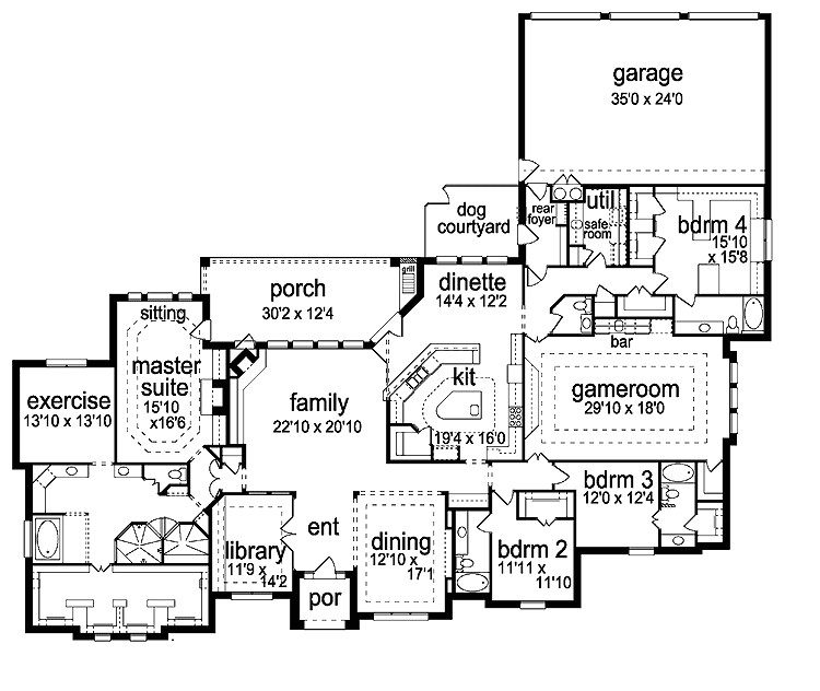 house floor plans with hidden rooms