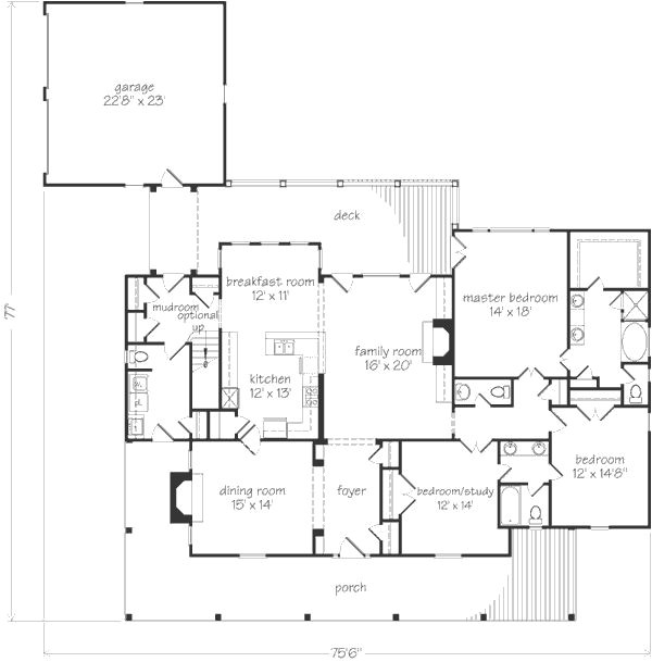 cottage house plans with mudroom