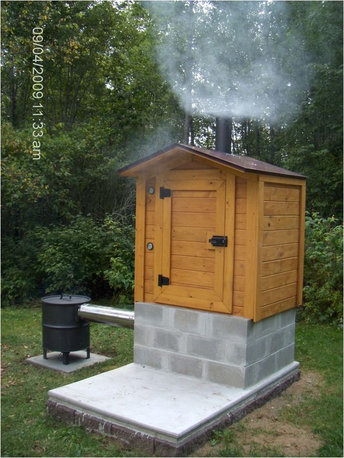 how to build a timber smoker