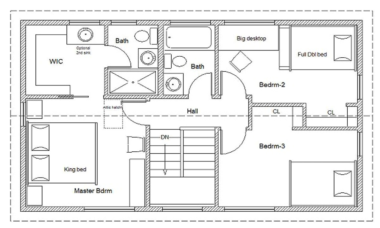 94a0a30f6eb671c5 2 bedroom house simple plan simple house floor plan
