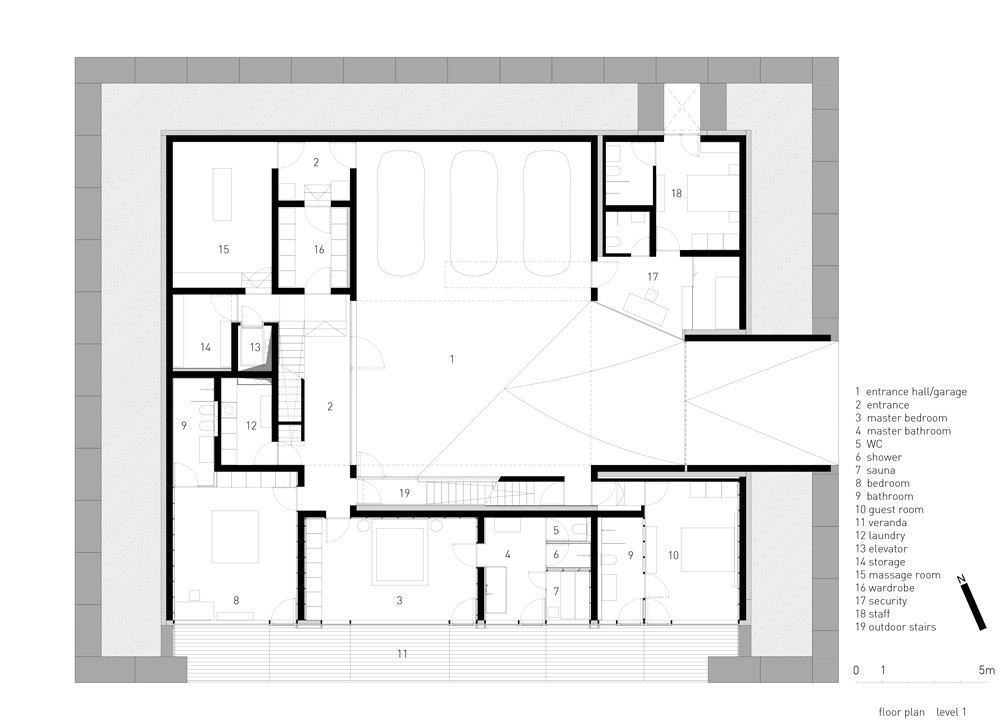 house floor plans with observation tower room