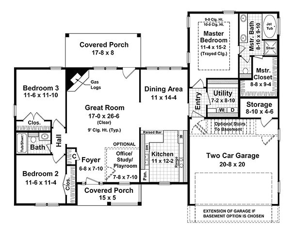 1700 square feet 3 bedrooms 2 bathroom cape cod house plans 2 garage 12823