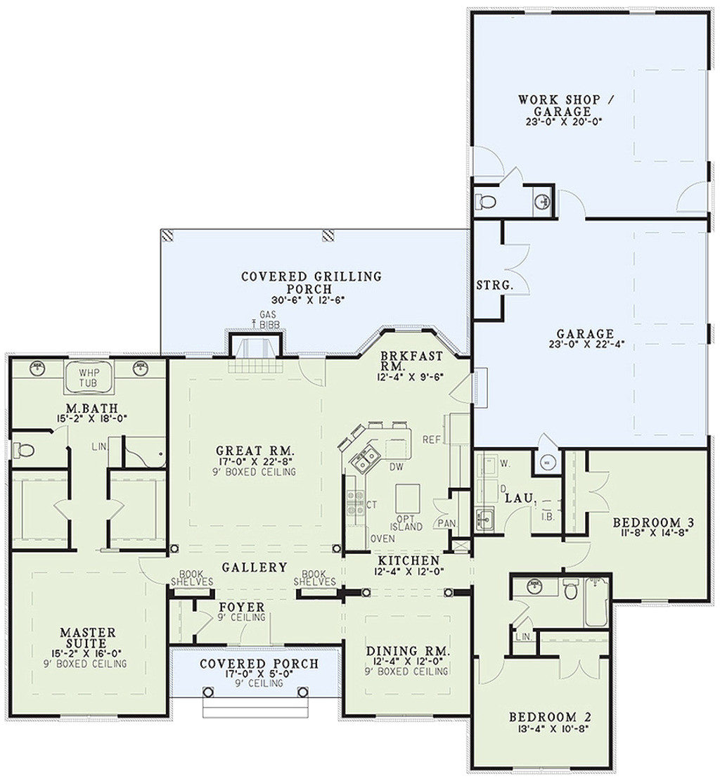 2096 square feet 3 bedrooms 2 5 bathroom traditional house plans 3 garage 612