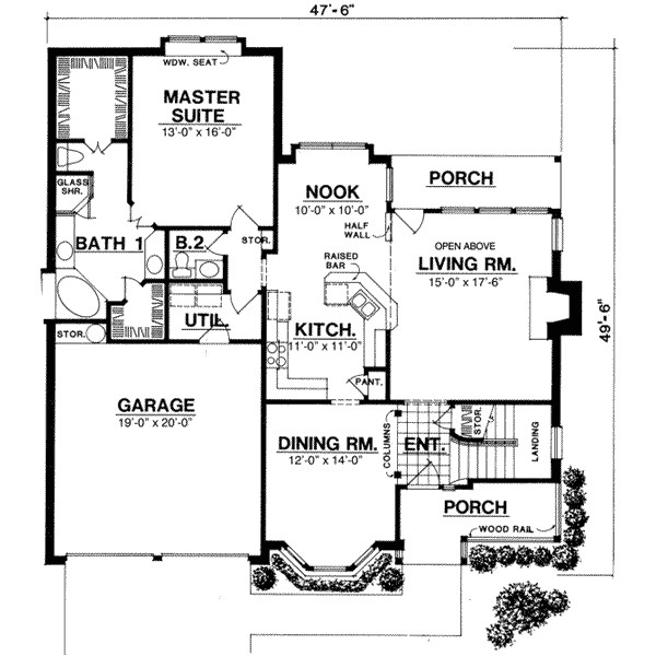 house plans around 2000 square feet