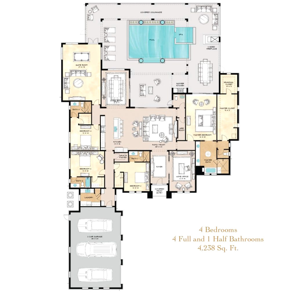 golf course clubhouse floor plans