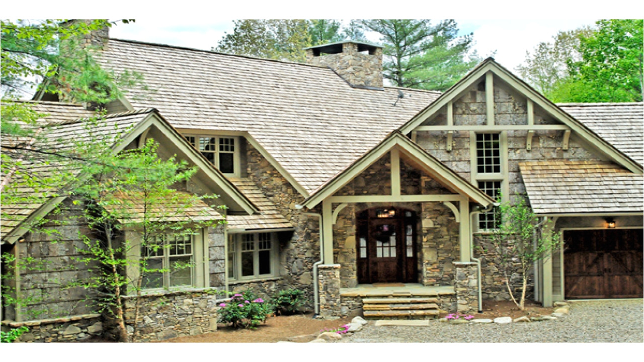 rustic mountain house plans one story
