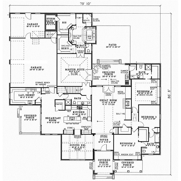 superb house plans with safe rooms 7 european style house plans 3354 square foot home 1 story 4