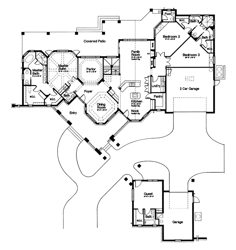house plans with separate guest