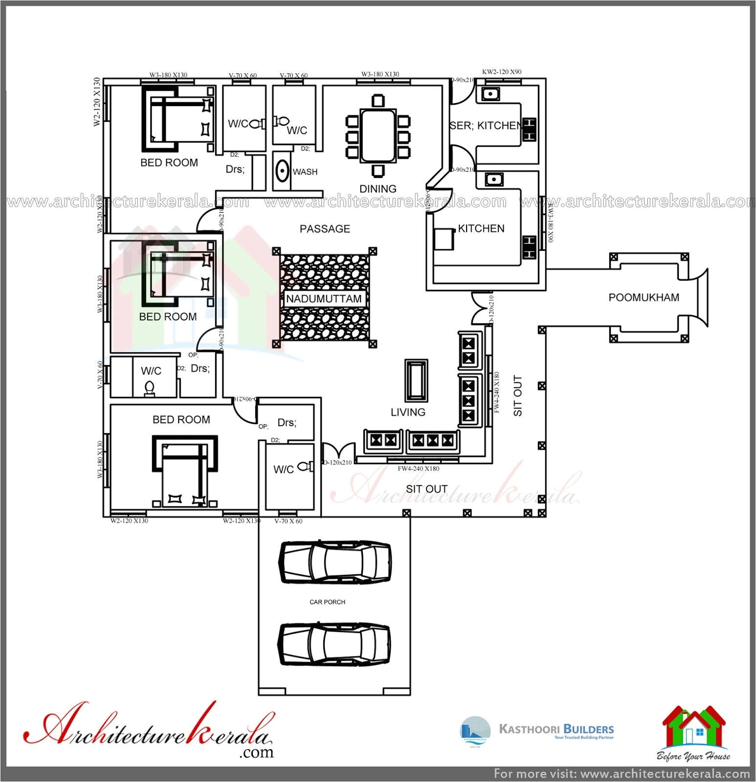 kerala traditional house plans with cost