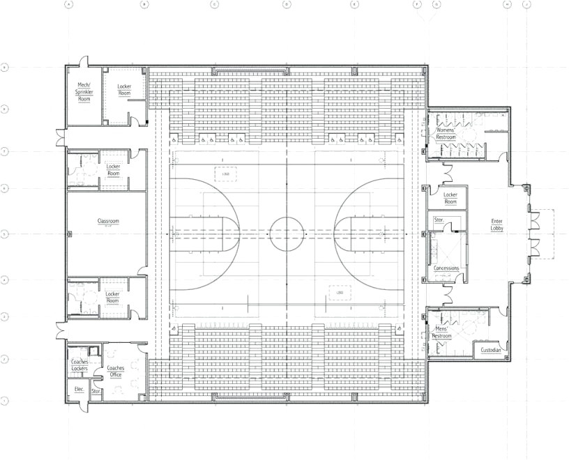 basketball gym floor plans