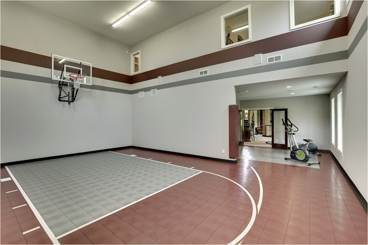 home plans with indoor sports courts