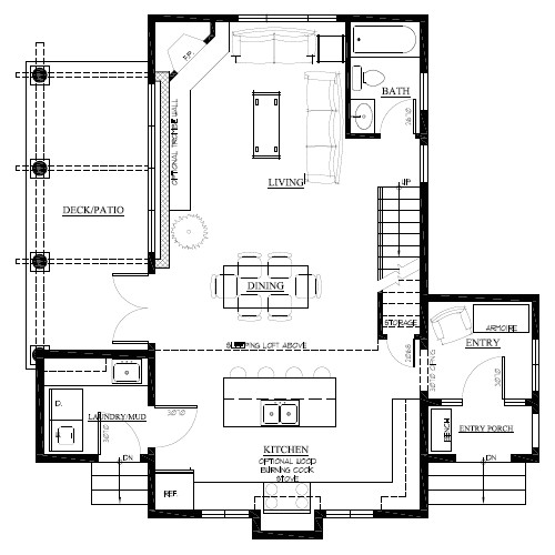 House Plans with Small Footprint the Sinda Cabin Small Footprint ...