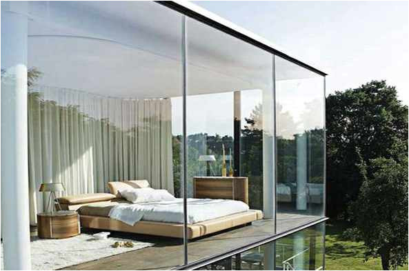 house plans glass walls images