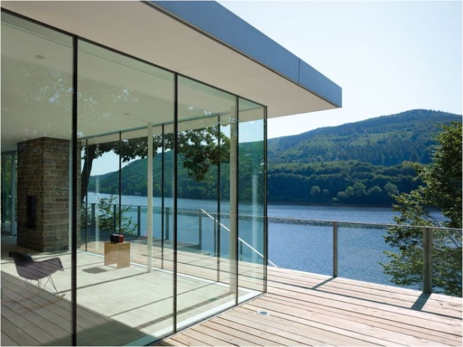 modern lake house germany