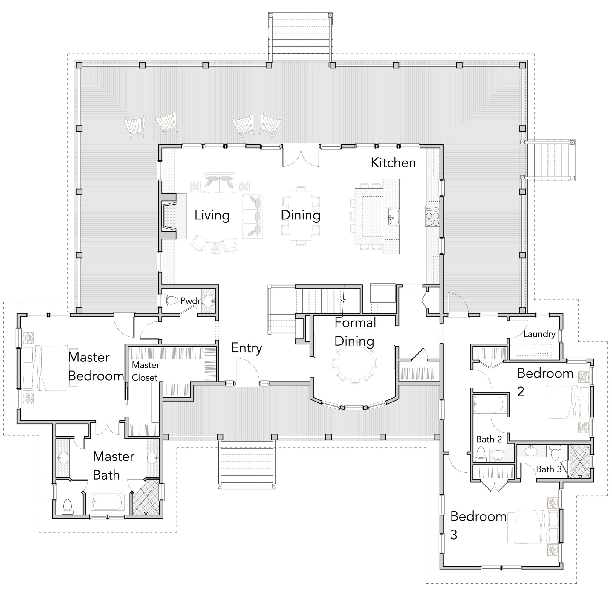 large open floor plans with wrap around porches rest collection 10