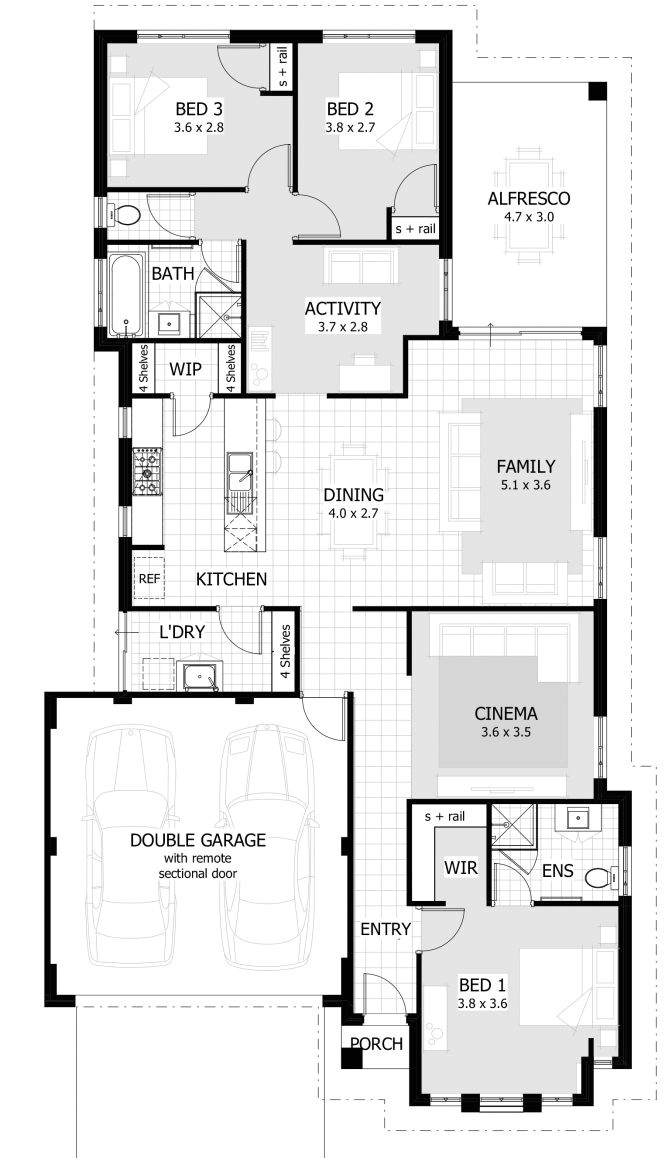 3bedroom 2bath house plans
