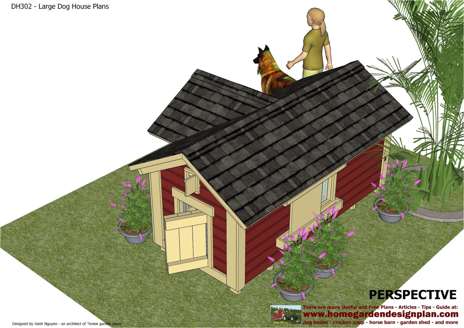 insulated dog house plans for large dogs free