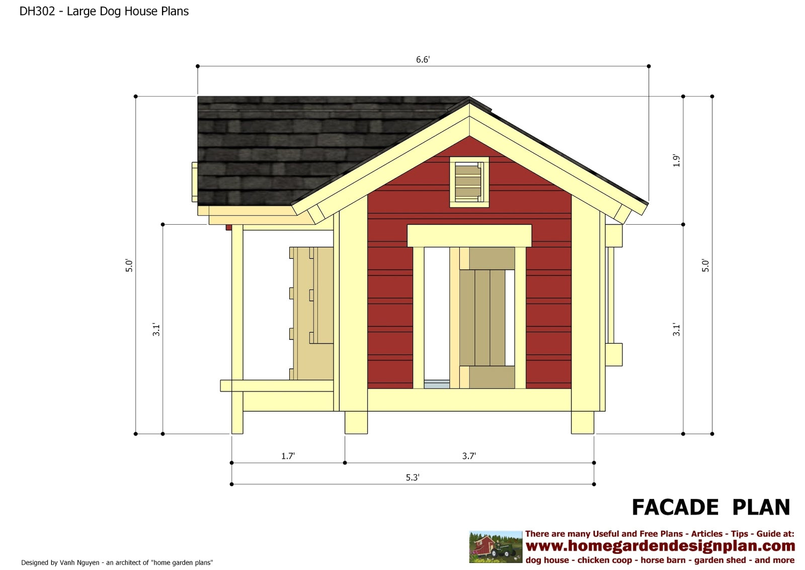 insulated dog house plans for large dogs free