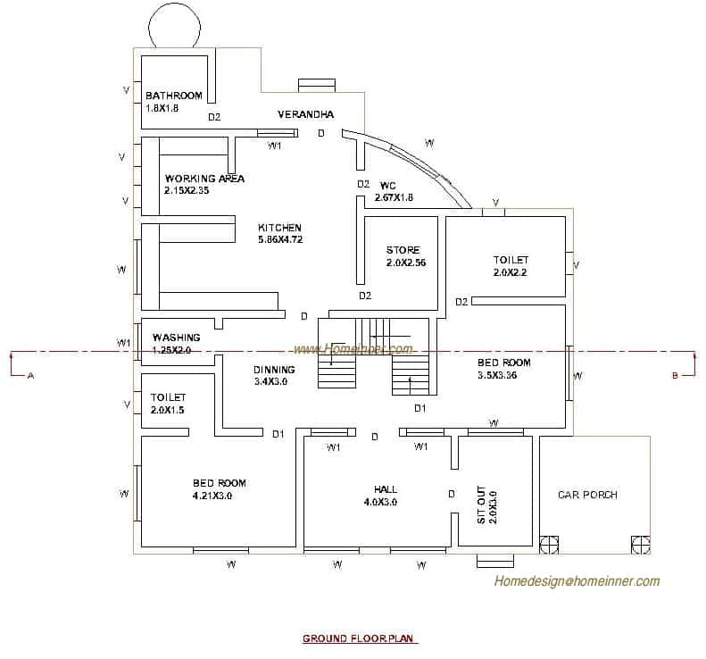 kerala house plans with estimate