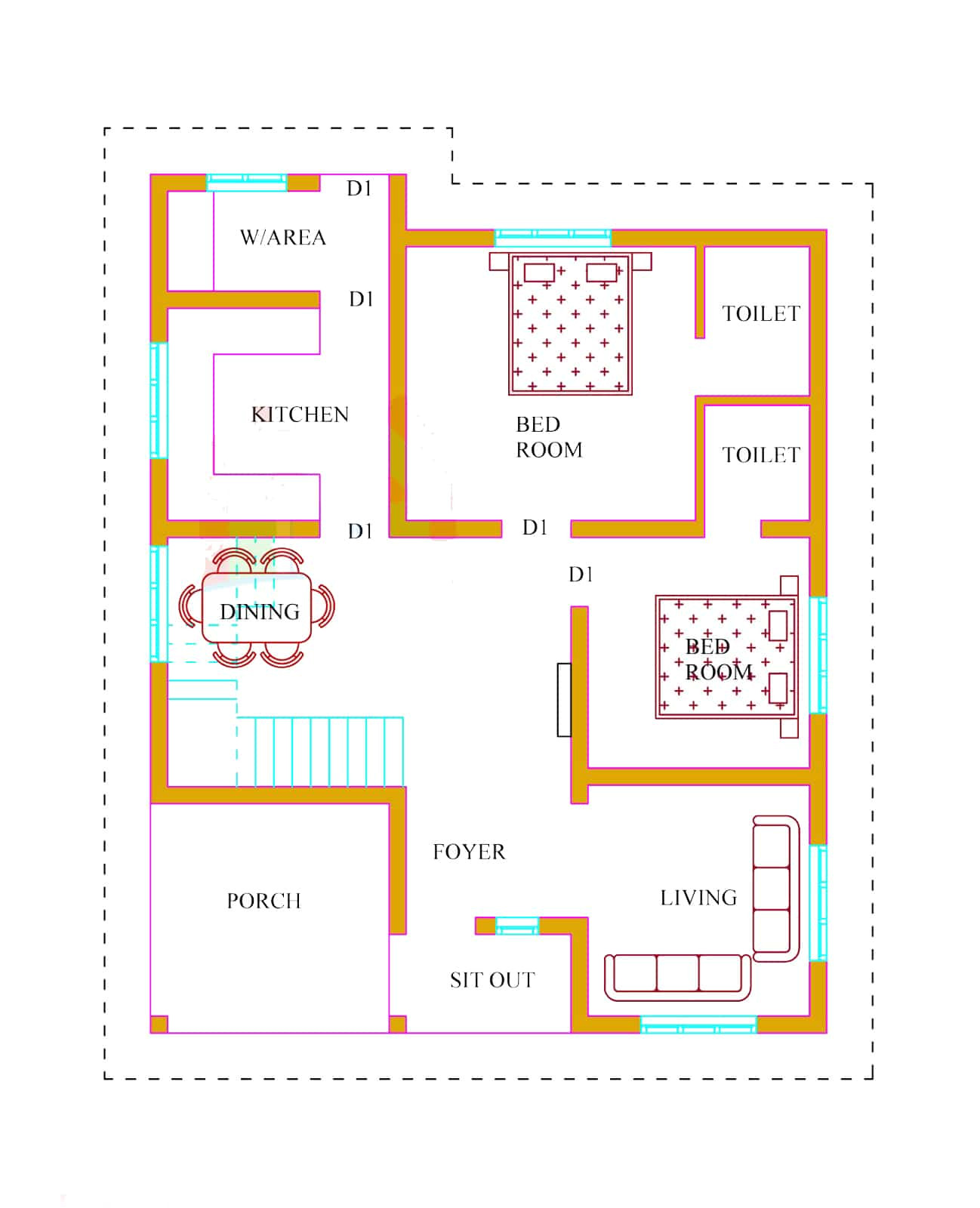 two storey kerala house designs