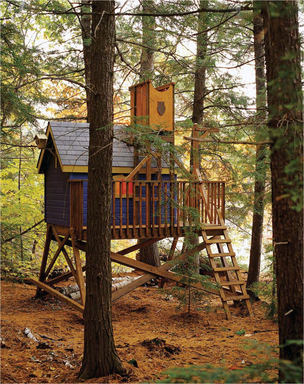 deluxe tree house plans